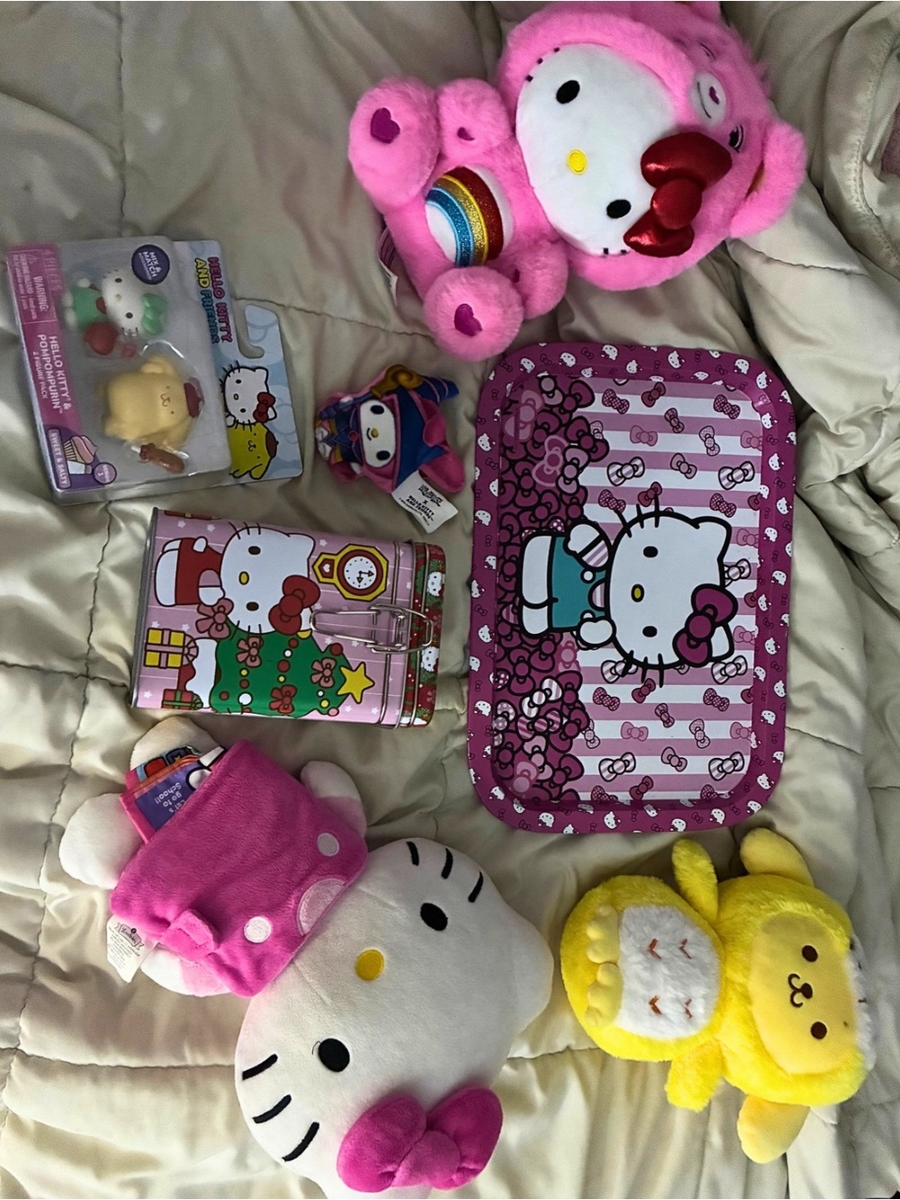 Hello Kitty Toy and Plush Collectible Bundle